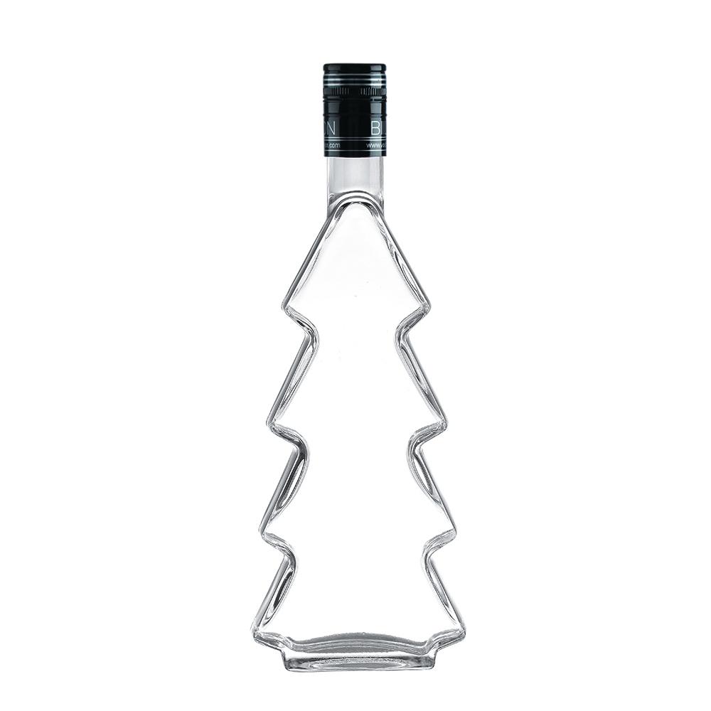 Custom Tree Shape 500ml Pine Nut Wine Vodka Whiskey Rum Tequila Special Occasion Liquor