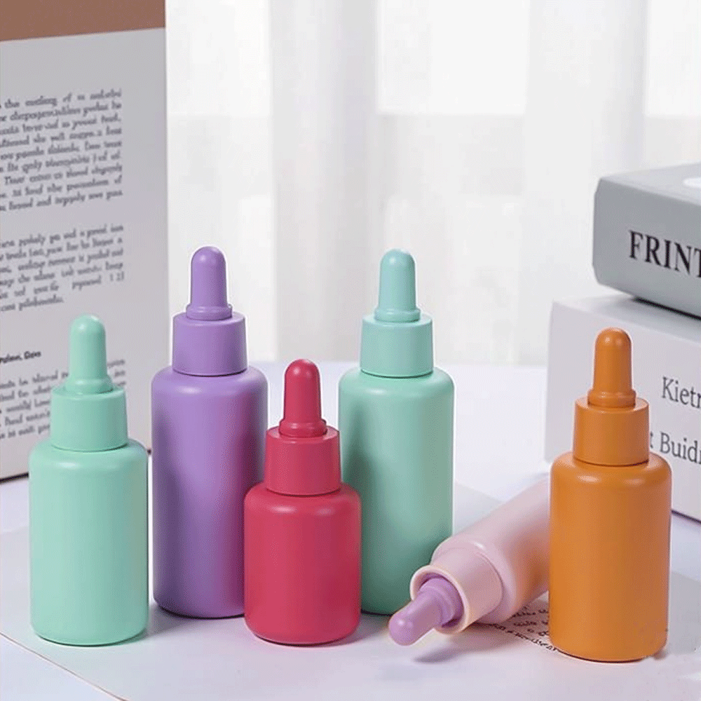 20ml 30ml 40ml 50ml 1Oz Color-coated Glass Dropper Bottle