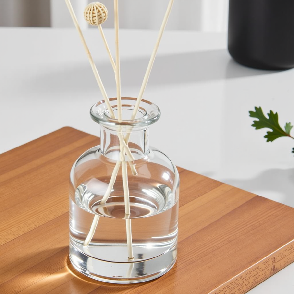 Diffuser Packaging Amber Matte Black 150ml 250ml Fragrance Oil Bottle Glass Bottles